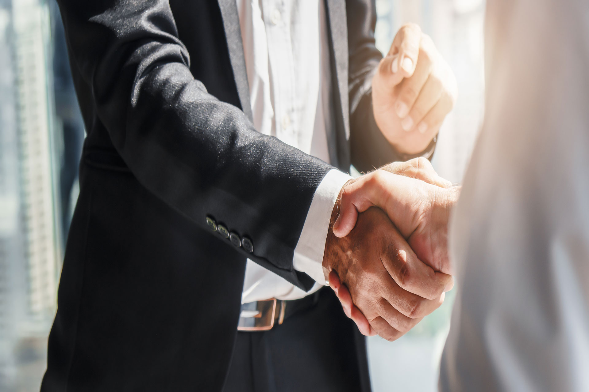 business meeting handshake